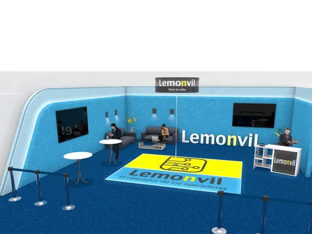 Render 3D de stand